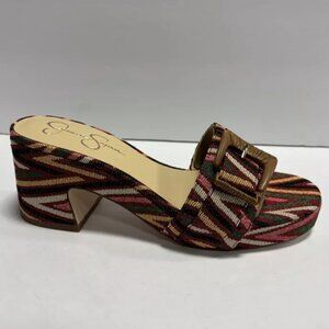 Jessica Simpson Women’s Peccio, Warm Multi Heeled Sandals, Size 9 M